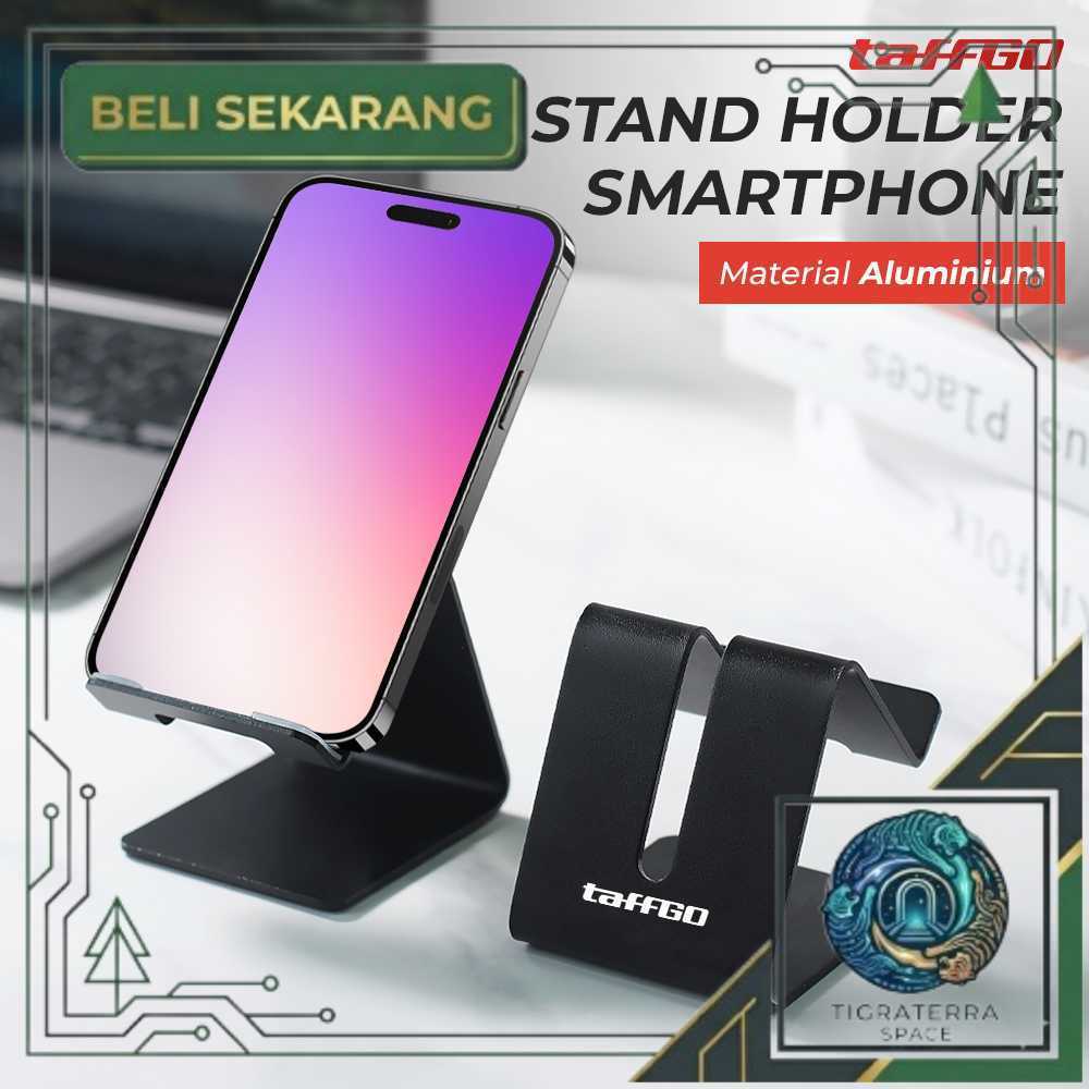 stand tablet aluminium mobile mate dudukan hp meja