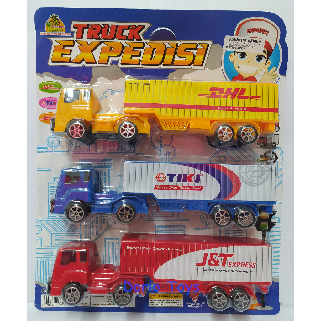 Mainan Anak Truk Expedisi, Mobil TNI AD, Pesawat TNI AU, Truk Elpiji