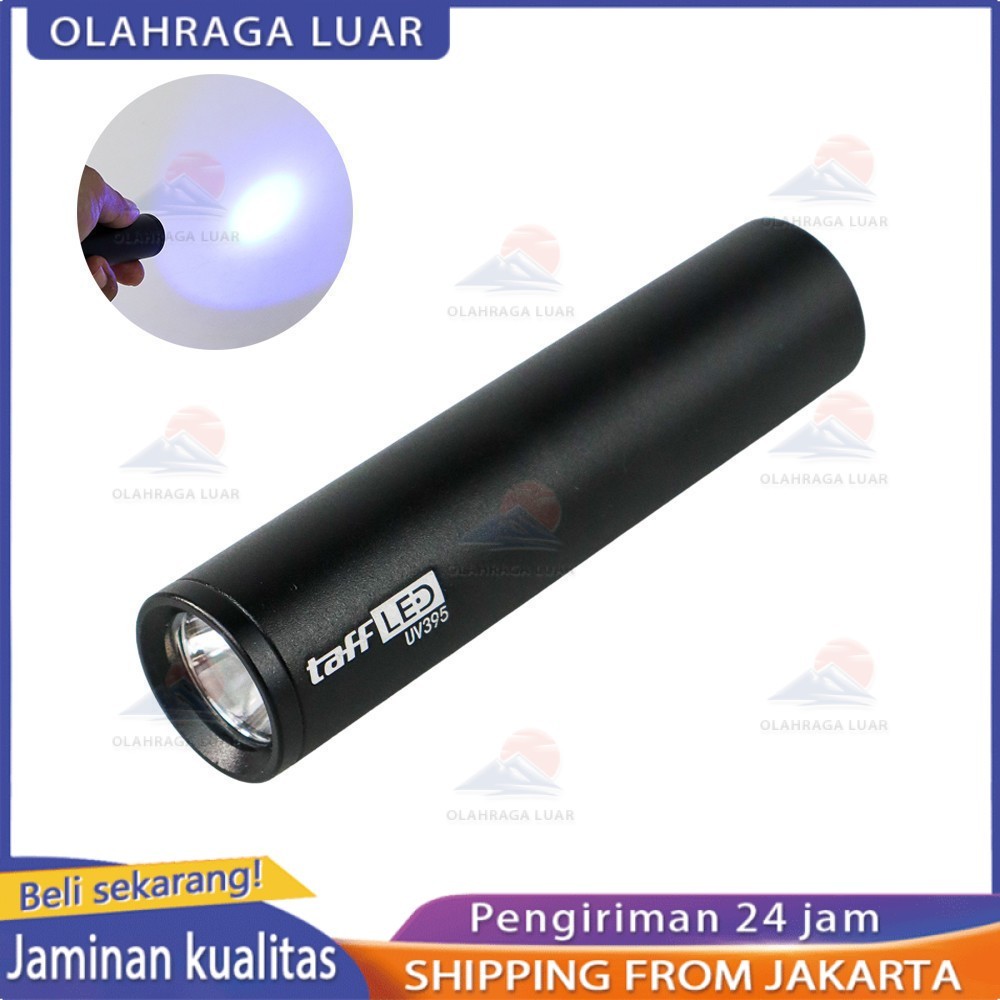 A7 Taffled Senter LED Mini Ultraviolet USB Rechargeable 395nm 365nm - UV-395 S11-Z ORIGINAL GENUINE 