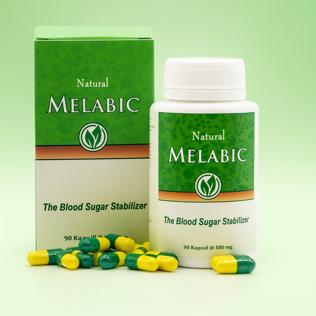 MELABIC ORIGINAL Asli 100%  Herbal Obat Diabetes Aman Ampuh MELABIC OBAT DIABETES SUMBERSEHATHERBAL