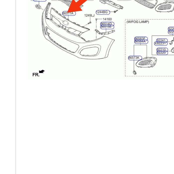 BUMPER DEPAN KIA ALL NEW RIO QUALITY