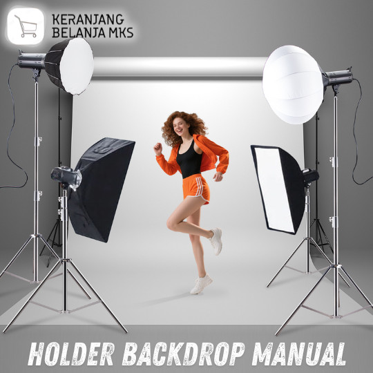 Holder Backdrop Manual Expander Roller Studio Background