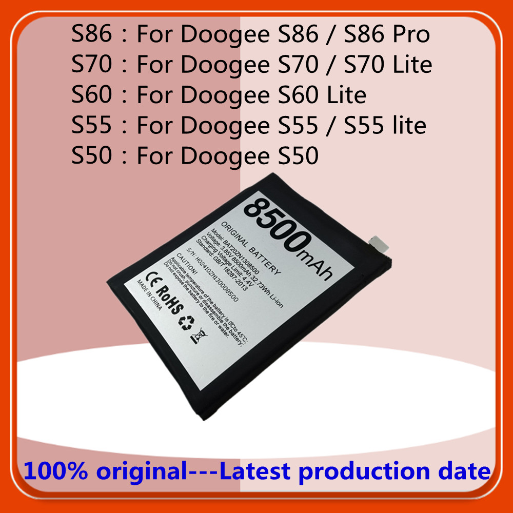 BAT20ZN1308500 Original Battery For Doogee S86 Pro S86Pro S70 Lite S70Lite S60 Lite S60Lite BAT17360
