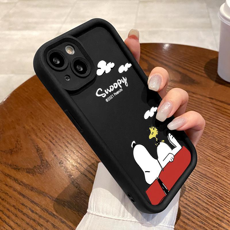 Pro Camera Softcase For Iphone Case 11 Max 6 6S 7 Plus\8 Plus 8 SE 2020 2022 X XS XR Cartoons Snoopy