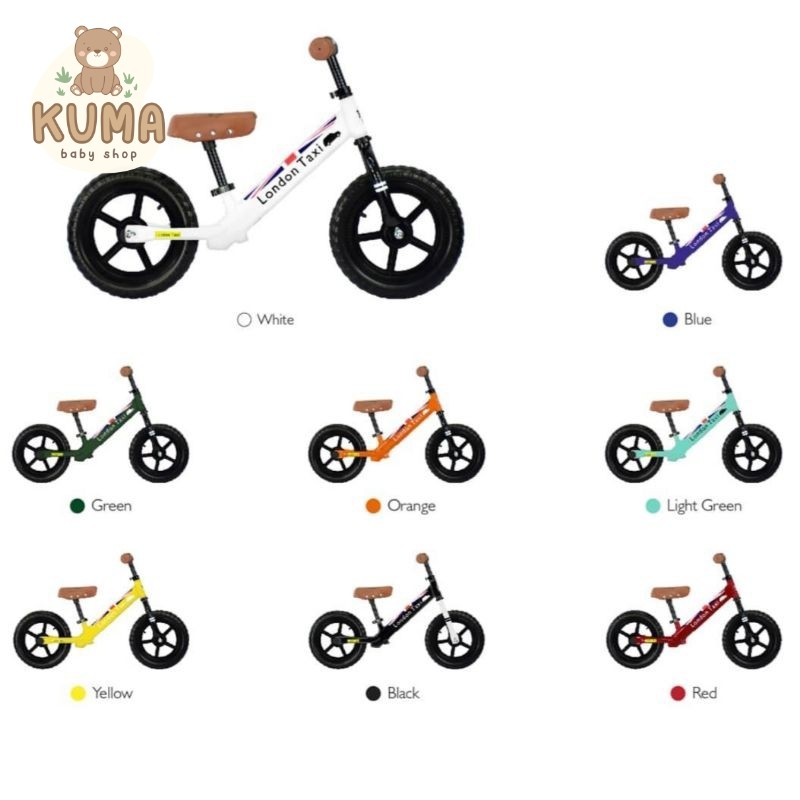 Sepeda Anak - Sepeda London Taxi / London Taxi Kick Bike / Balance Bike London Taxi