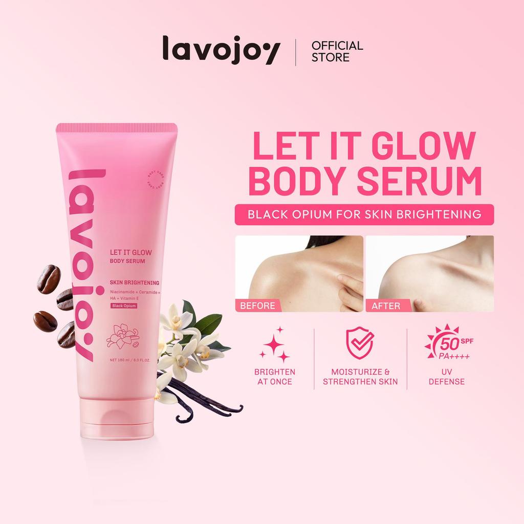 AB - Lavojoy Let it Glow Body Serum [180ml]/ Sunscreen Sun Serum Sun Lotion Sunblock Tabir Surya Sun