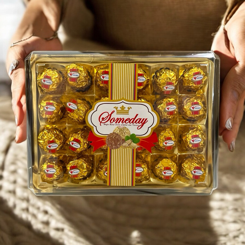 newCOKLAT SOMEDAY KEMASAN KOTAK ISI 24 pcs/cokelat someday kotak