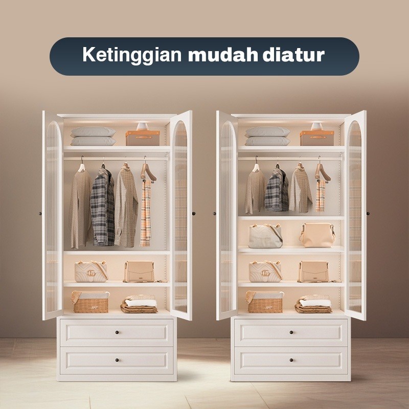 Wardrobe Lemari Pakaian Gantung Lemari Baju Lemari Besi Pakaian Lemari Baju Besi Minimalis