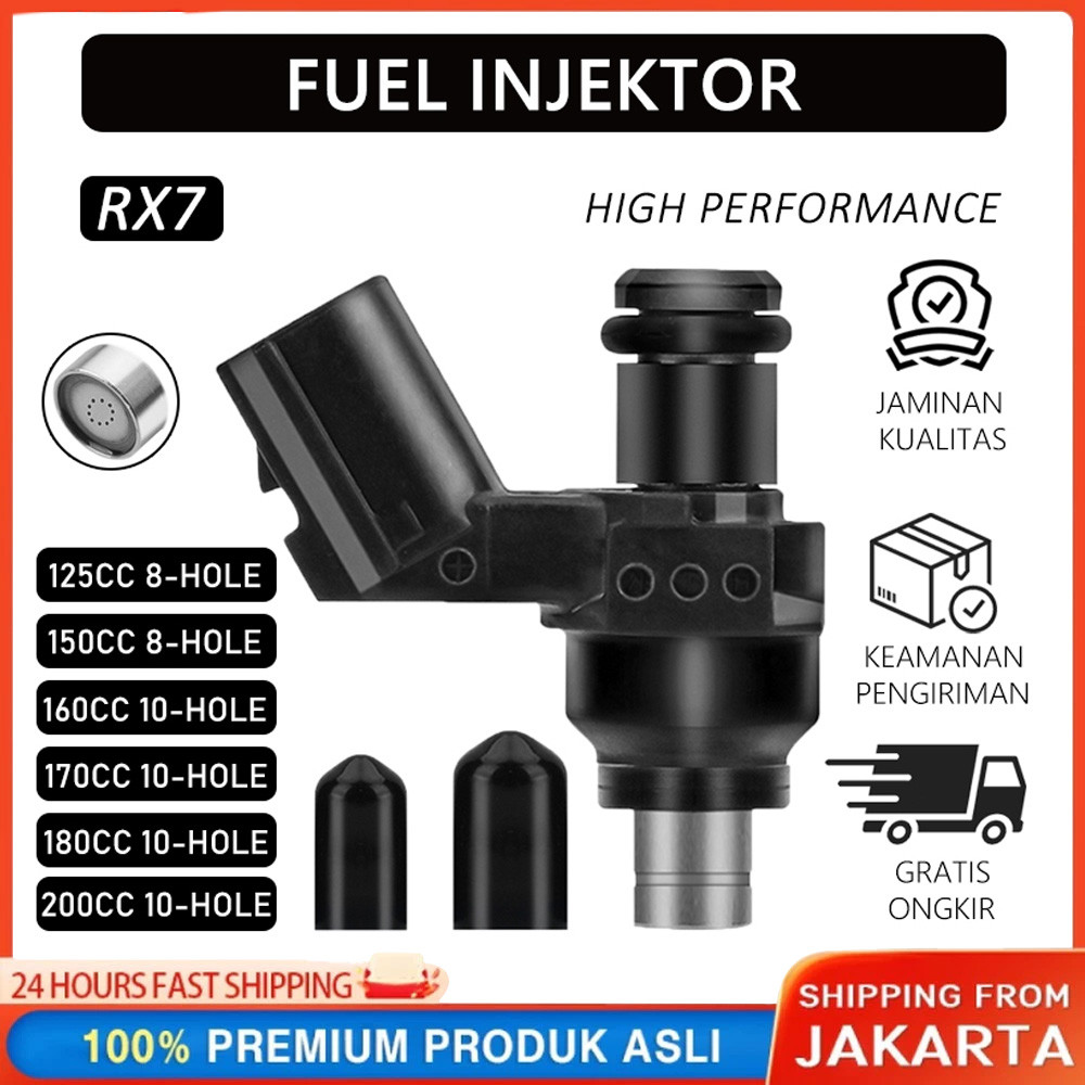 Injektor RX7 Racing Bore Up 125cc 150cc 160cc 170cc 180cc 200cc All Type Honda Series Vario Beat Pcx