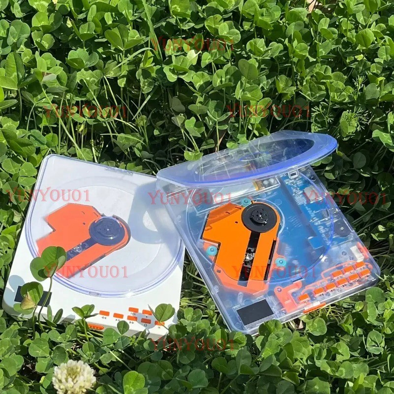 popular transparent CD player Walkman English learning repeater CD sc album MP3 player