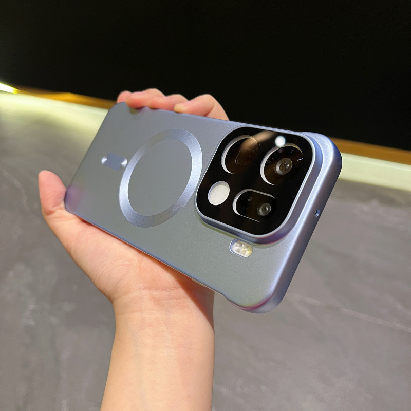 Ultra-Thin Frameless Metal Paint Magnetic Case Untuk OPPO Find X9 Pro X8 Ultra X8 Pro X8S + Shell Ma