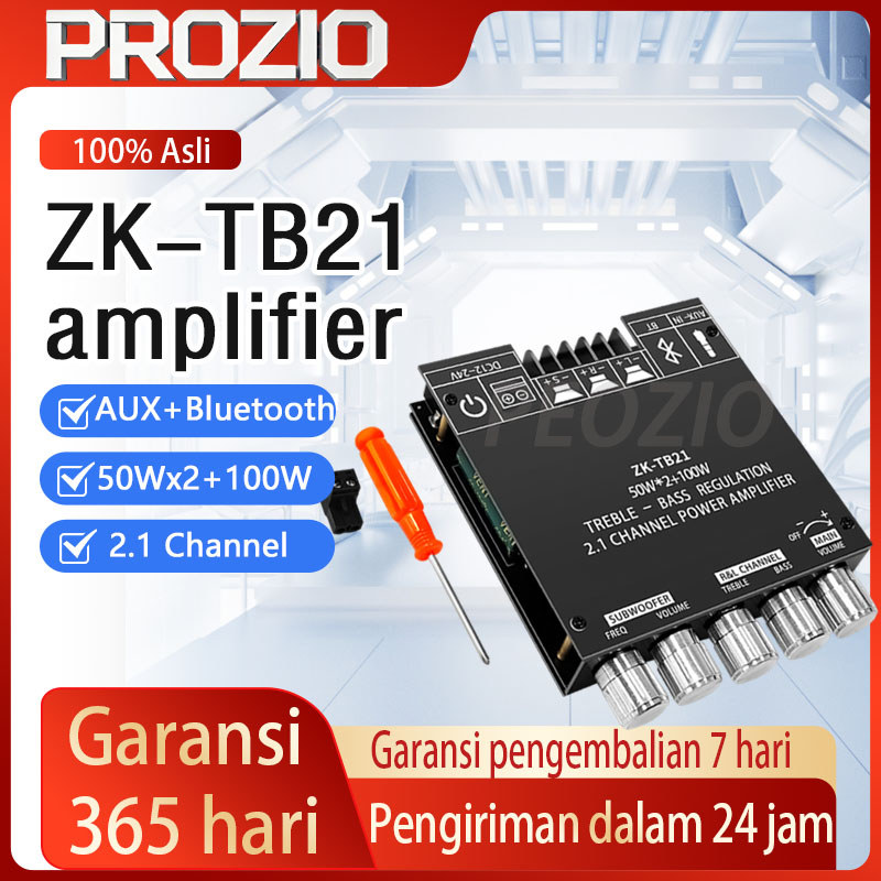 Amplifier Audio Bluetooth ZK-TB21 dengan Teknologi Bluetooth 5.0 dan Chip TPA3116D2