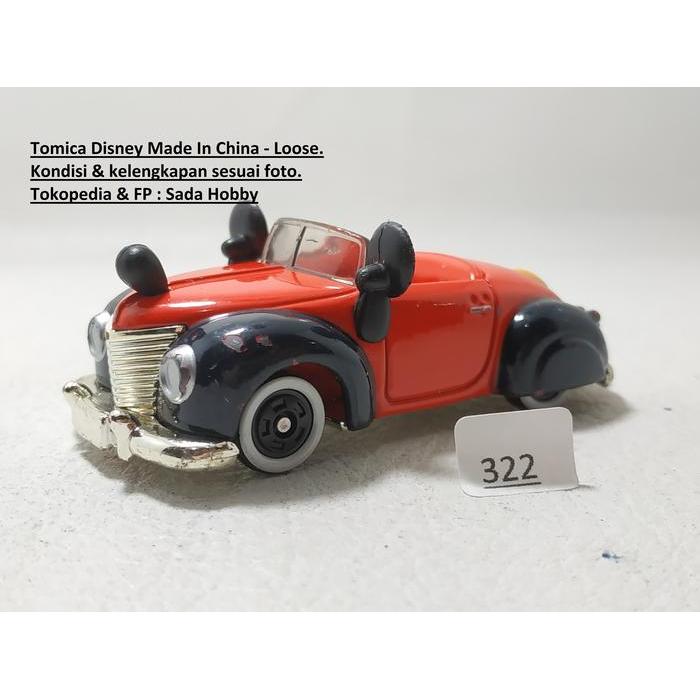 Tomica Disney Resort 2005 Vehicle Collection Mickey's Roadster Loose SBAtoys
