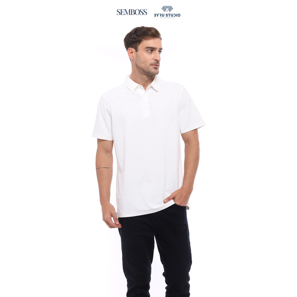 SEMBOSS Aeris Kaos Kerah Kemeja Polo Pria Lengan Pendek 98303