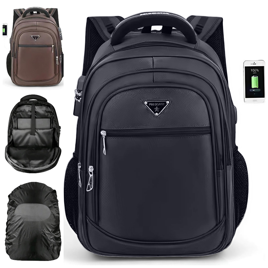 Tas Polo Star 18 in Tas Ransel Expandable Backpack Pria