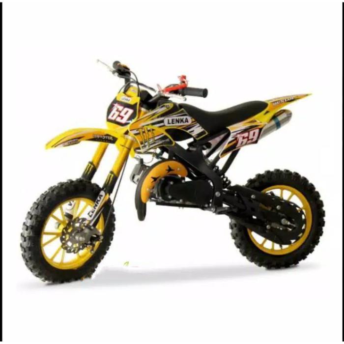 MOTOR MINI TRAIL MOTOR BENSIN MINI TRAIL KUNING