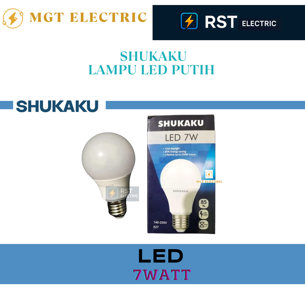 Lampu LED Bulb Putih Shukaku -  LED White light bulb SHUKAKU