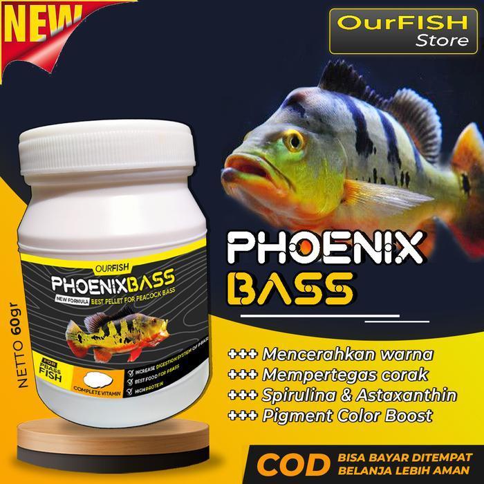 PREMIUM Pakan Ikan Pbass Peacock Bass PHOENIX BASS Pelet Makanan Pbass Mono