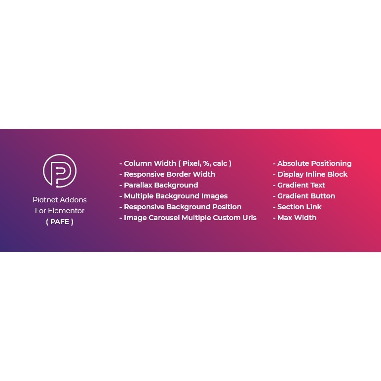 Piotnet Addons For Elementor - (PAFE Original Lisensi Lifetime)