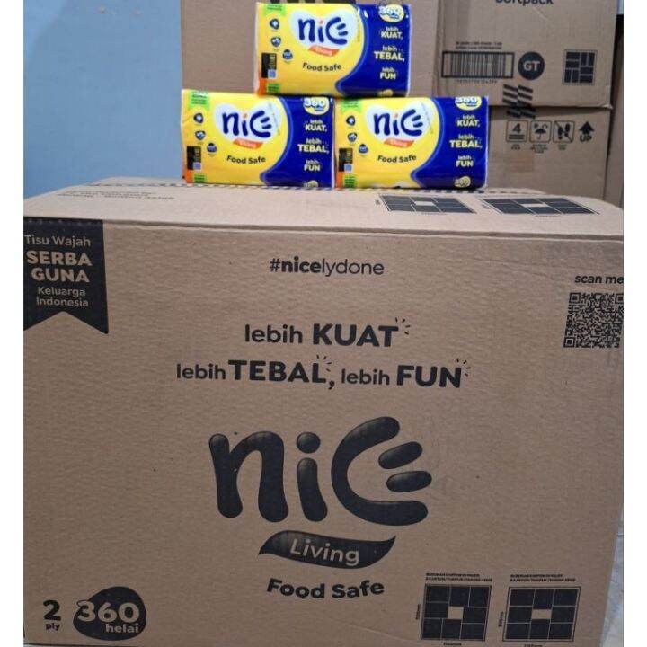 Tisu Nice 1 Karton isi 60 PCS / NICE Kartonan