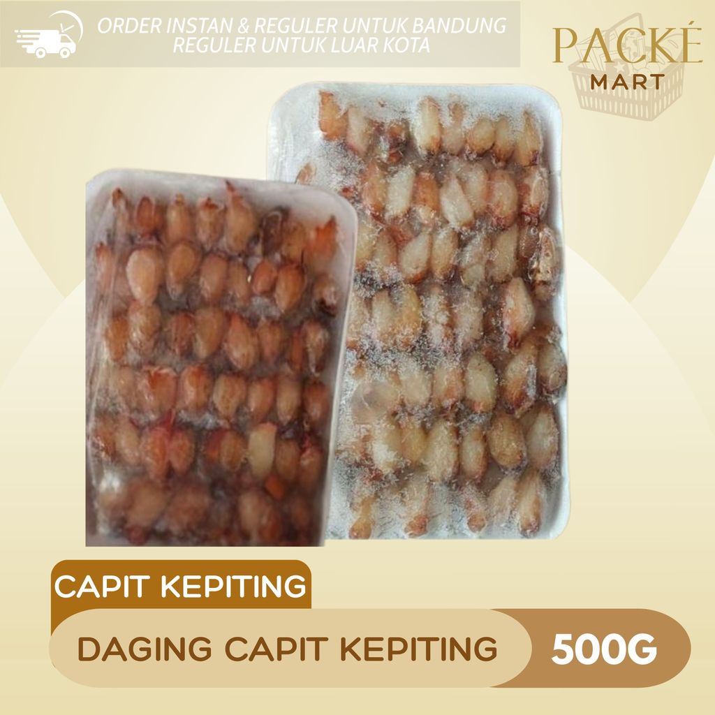Capit Kepiting 500g / Daging Capit Kepiting Segar / Kepiting Capit Fillet / Kualitas Premium