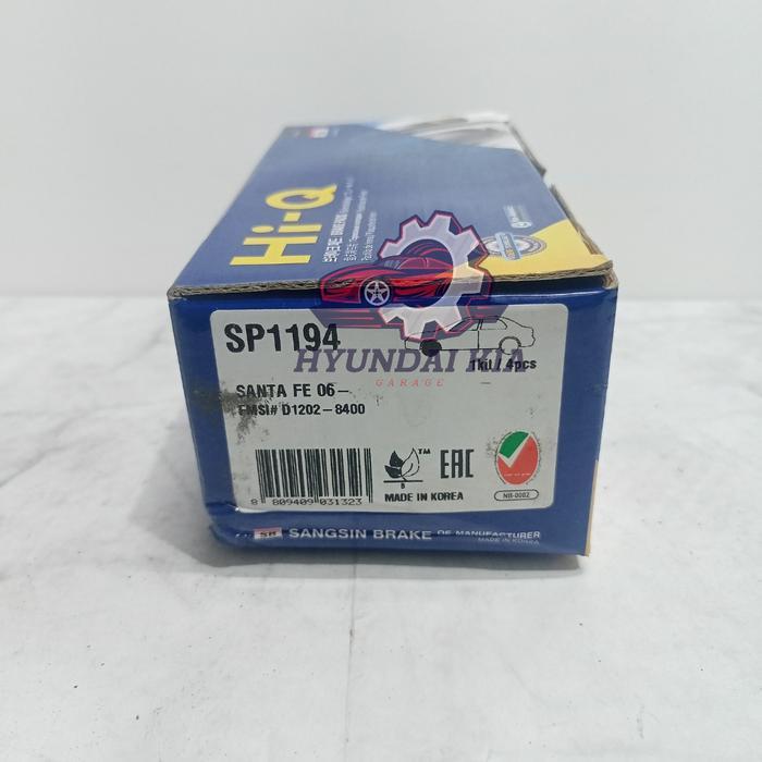 BRAKEPAD/KAMPAS REM DEPAN ALL NEW SANTAFE DM 2012~UP TOP