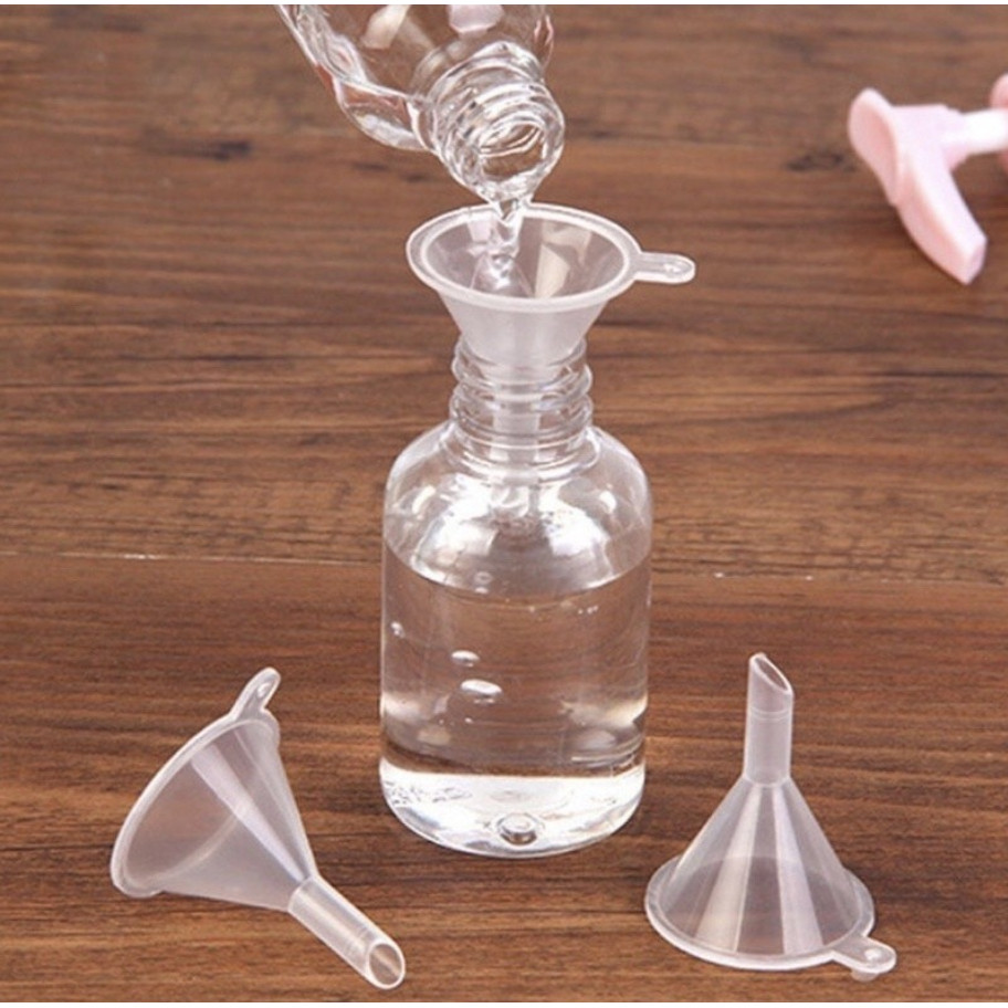 Corong mini Plastik Funnel Minyak Parfum Oil Saringan Botol Kecil / CORONG SERBAGUNA