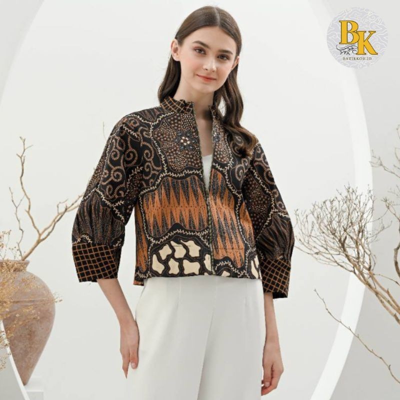[ ALY ] - COD 135 Series - Outer Batik Wanita Series / Jaket/ Batik Etnik/ Luaran Batik/ Pasangan Ba