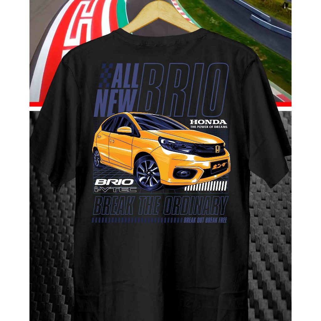 Kaos Mobil Brio warna mobil bisa reques // Kaos Brio // Baju Brio // Kaos Honda Brio // Brio