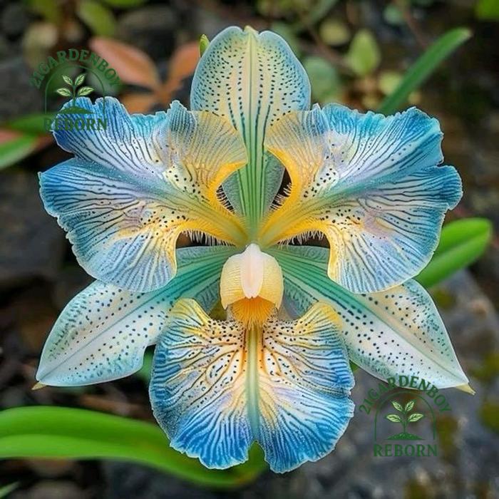 (PROMO) Tanaman Hias Anggrek Dendrobium Siap Berbunga - Pot Plastik/Polibag dengan Tanah id blue whi