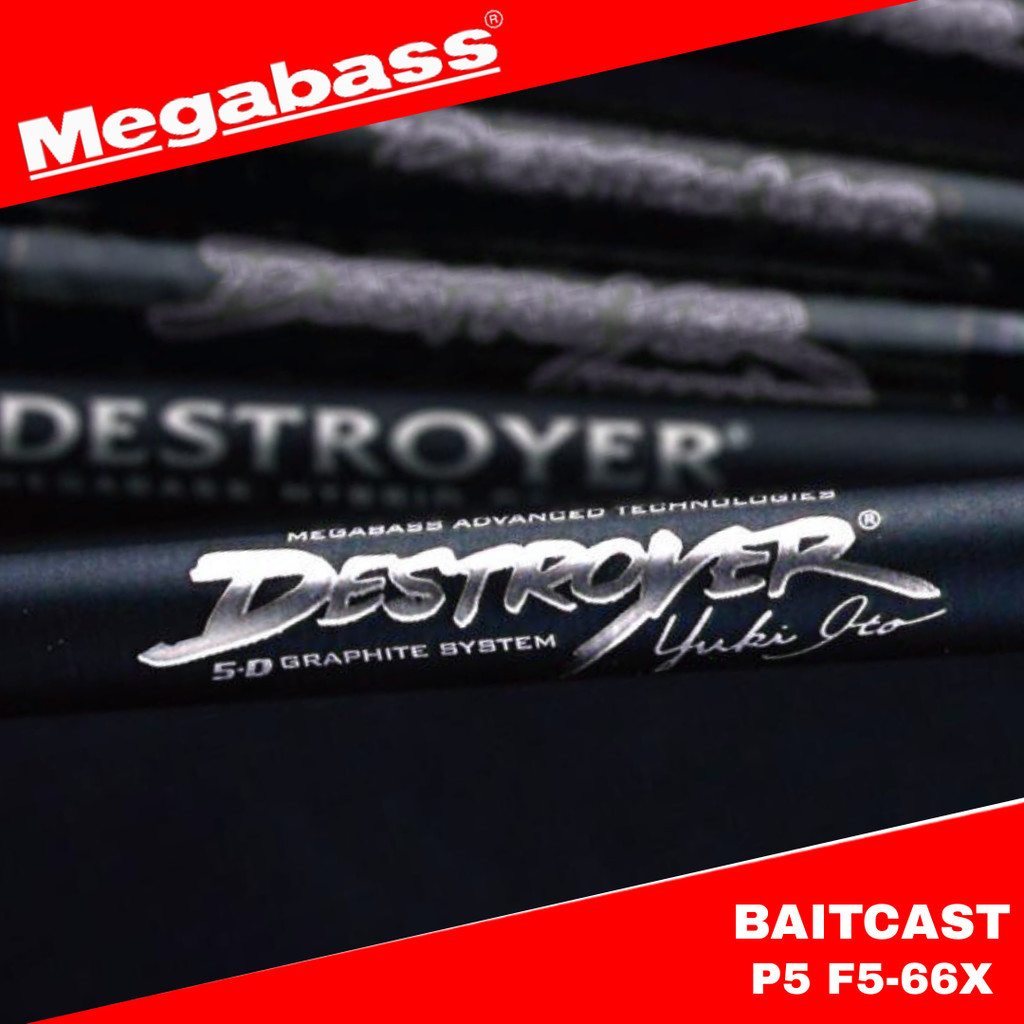 Megabass Baitcasting Rod Destroyer P5 F5-66X (3006)
