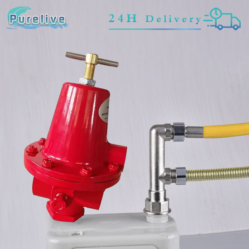 1584 Regulator Gas Tekanan Tinggi DN15 Katup Pengurang Tekanan Gas Alam