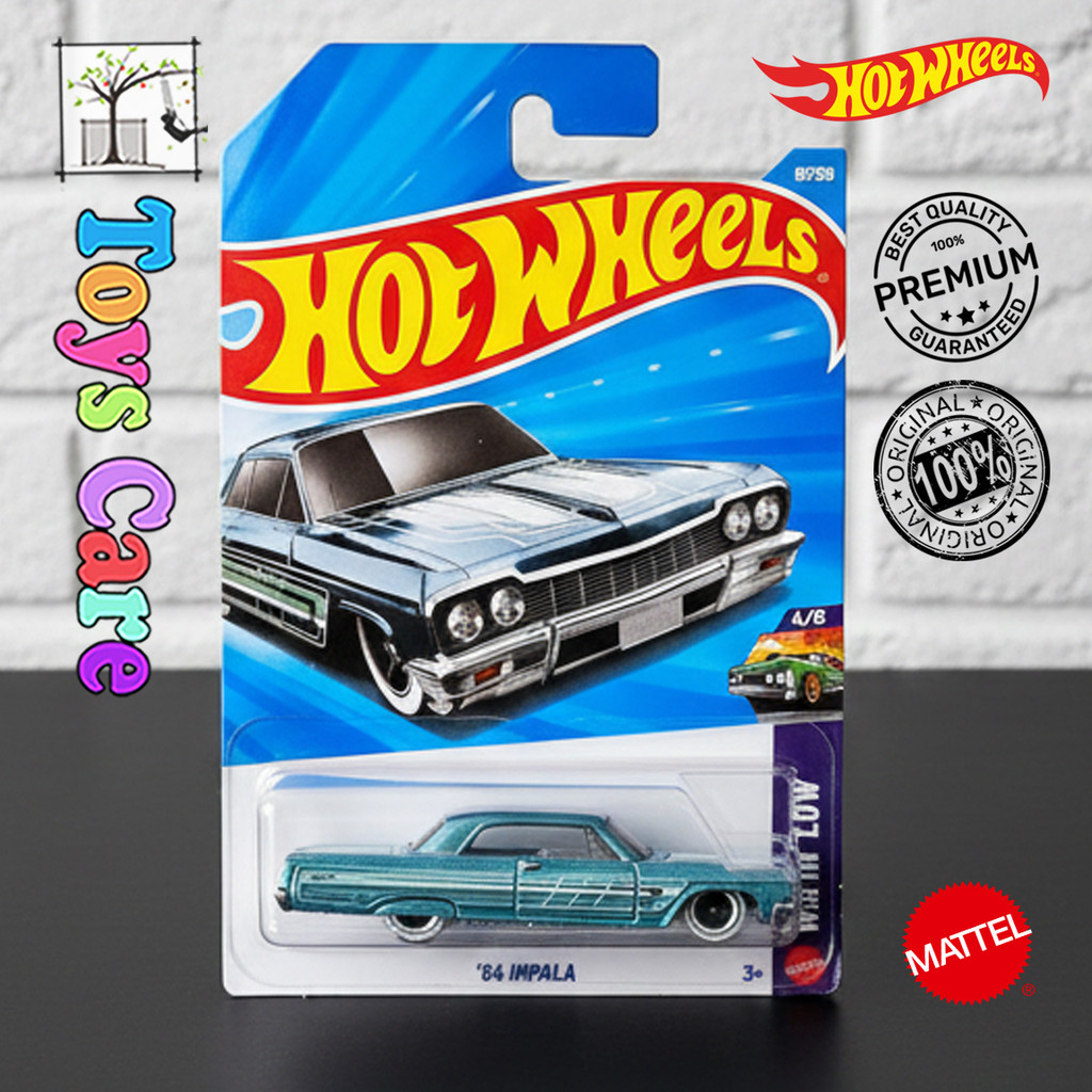 Hot Wheels 64 Impala Biru 2026 Classic Car