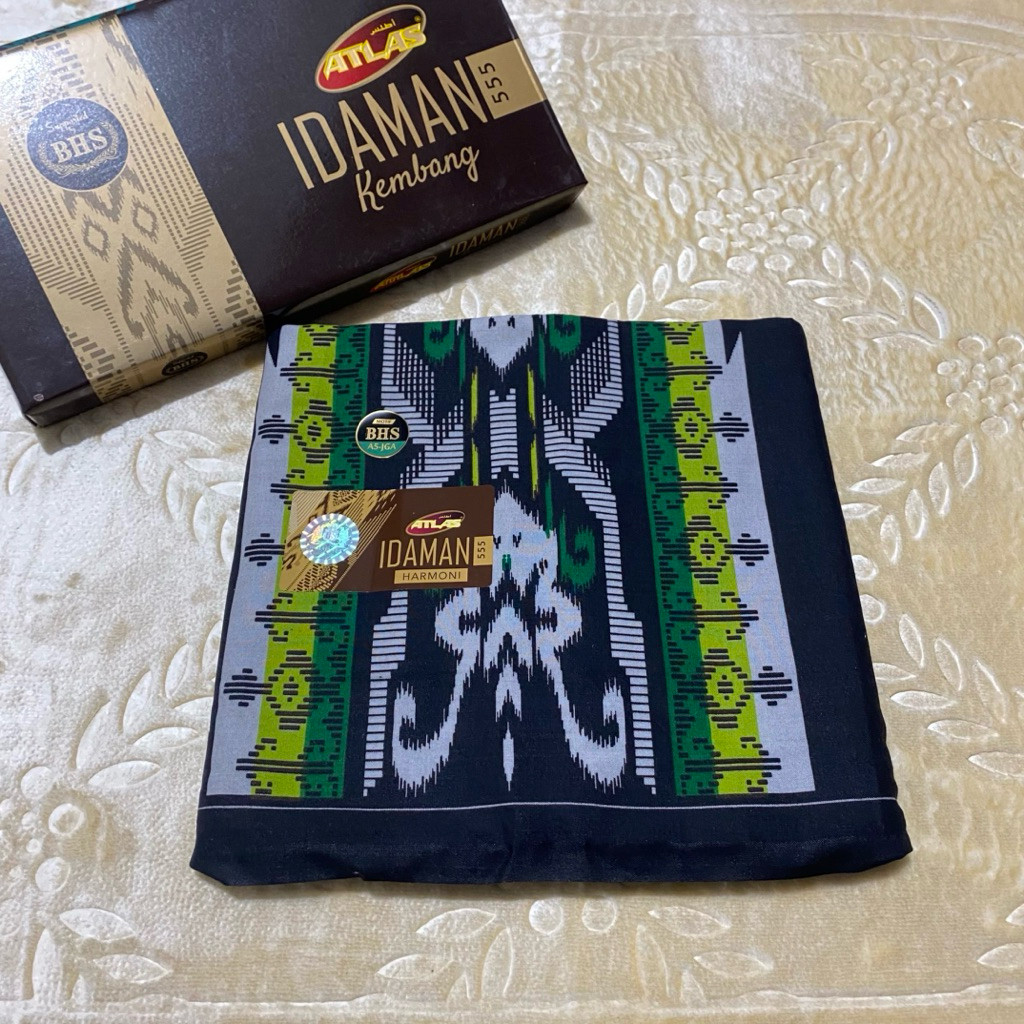 SARUNG ATLAS IDAMAN KEMBANG,HARMONI MOTIF BHS NEW