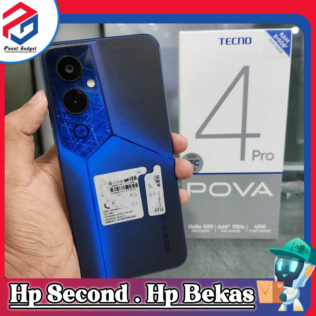 Tecno Pova 4 Pro Ram 8/128GB | Ram 8/256GB Second Pusat Gadget