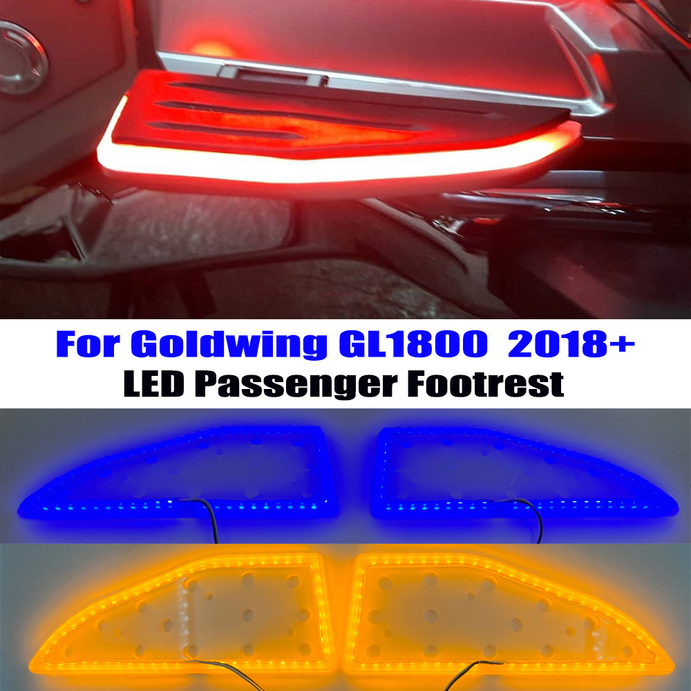Goldwing1800 GL1800 Lampu LED Dekorasi Sepeda Motor Lampu LED Pijakan Kaki Penumpang Lampu LED Fende