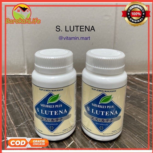 Slutena Suplemen Kesetahan Mata Suplemen Makanan Kesehatan S. Lutena | Super Lutena Naturally Plus O