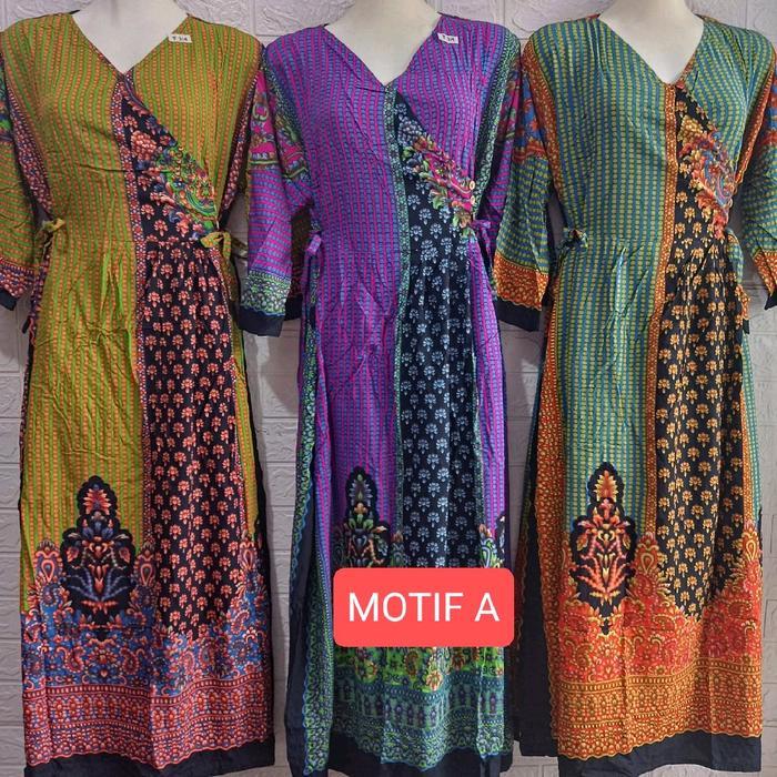 DASTER KIMONO TANGAN 3/4 LD 120 PB 130 - A. hijau