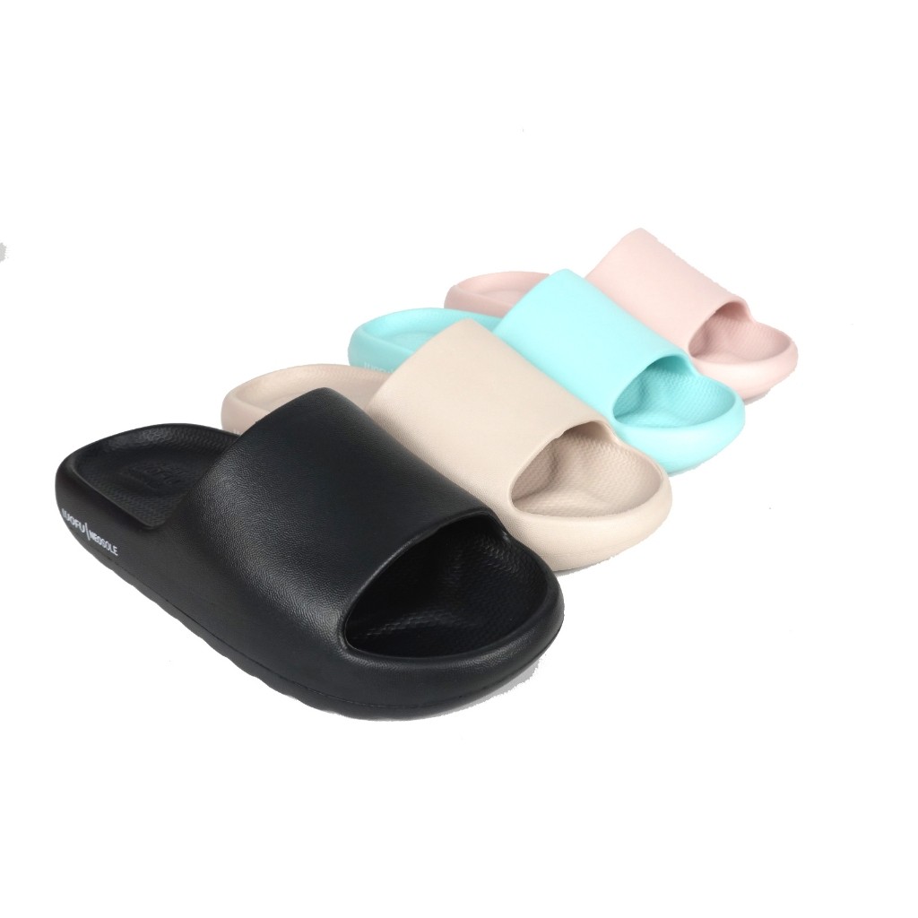 LUOFU Sendal Kokop Jelly Karet Eva Wanita E6224-E01 [A00]Luofu Bara Bara