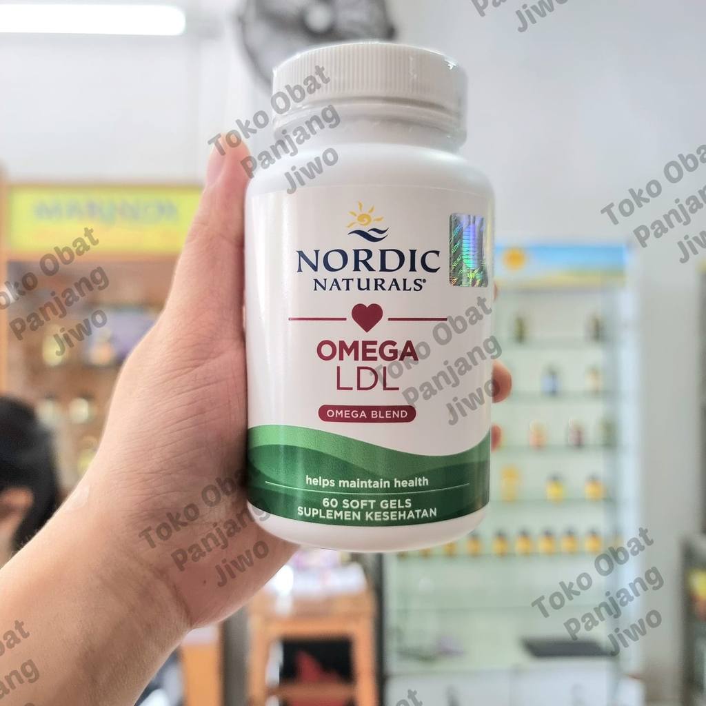 Nordic Naturals Omega LDL 1152 MG Red Yeast Rice COQ10 Omega 3 Fish Oil Minyaj Ikan HDL 60 Kapsul