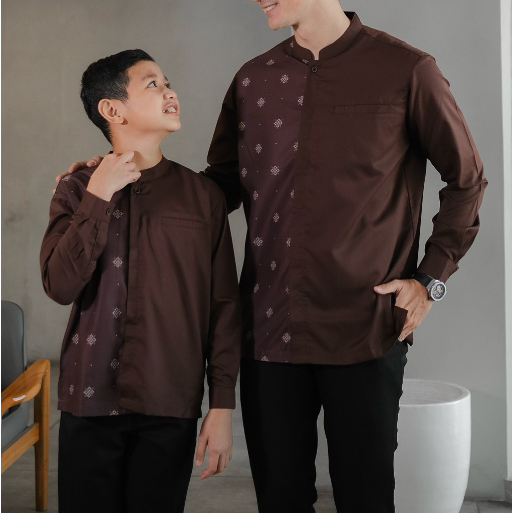 SETRAMALL    kemko mahogany kemeja koko pria