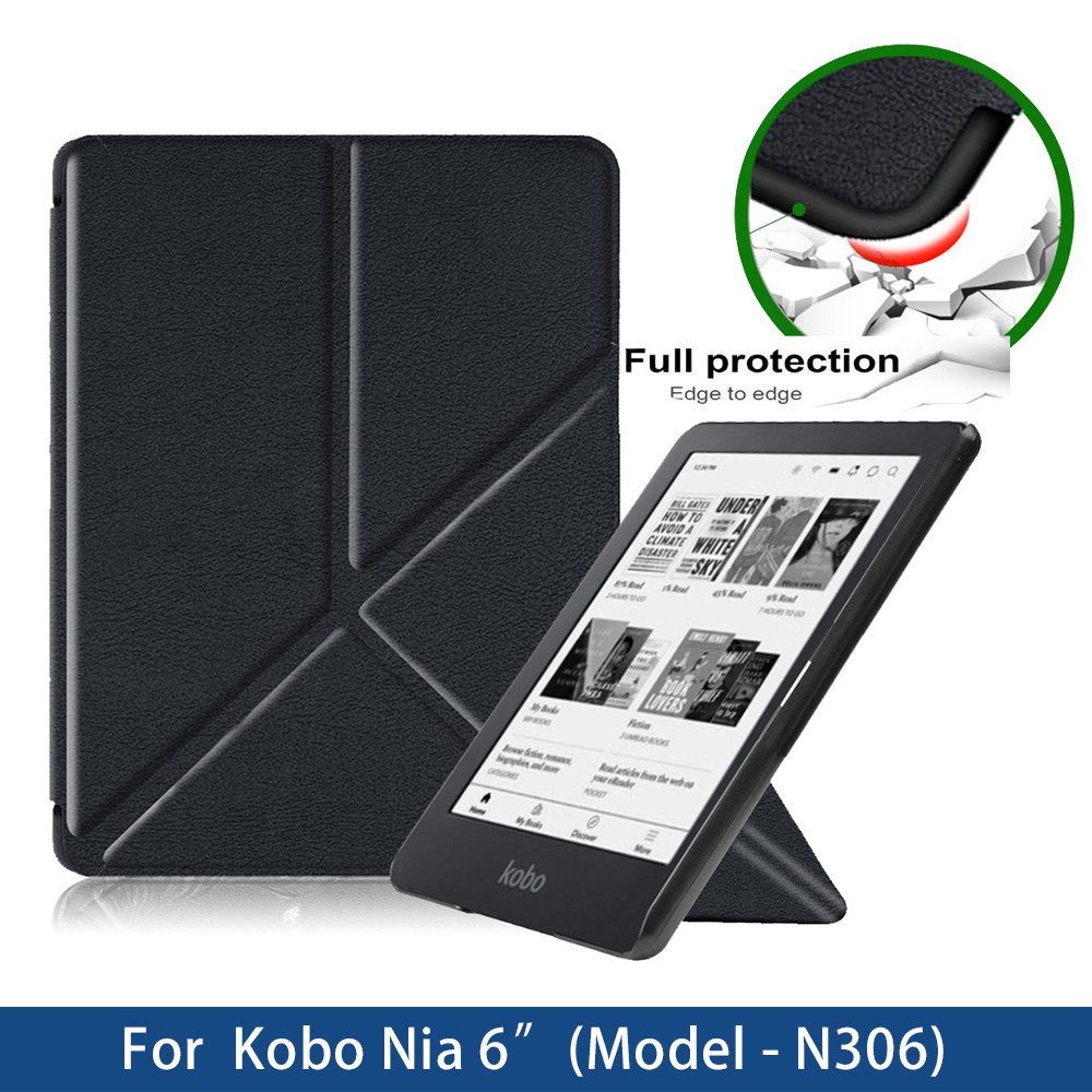 Case For Kobo Nia N306 Ereader 2020 Cover Style Protective Cases Multi-folng Stand eReader Cover Sho