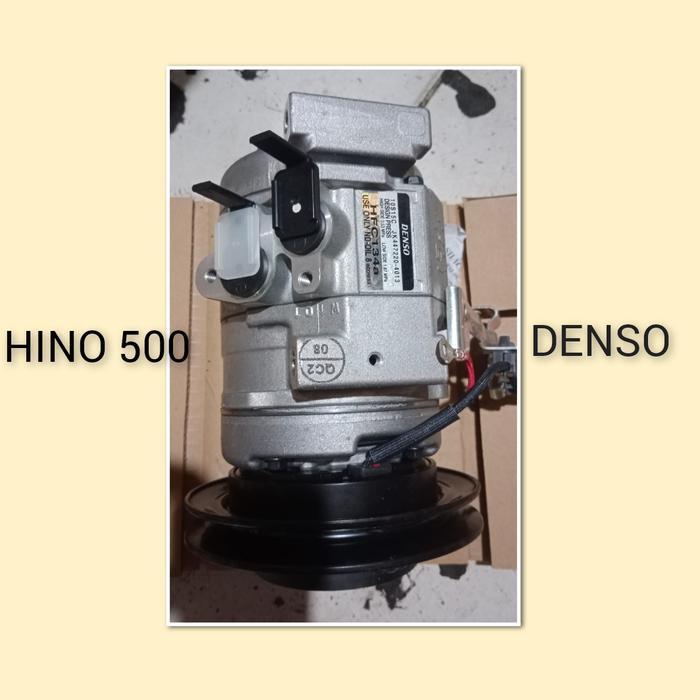 COMPRESOR AC HINO 500 HFC134A / 10S15C DENSO ASLI BERMUTU