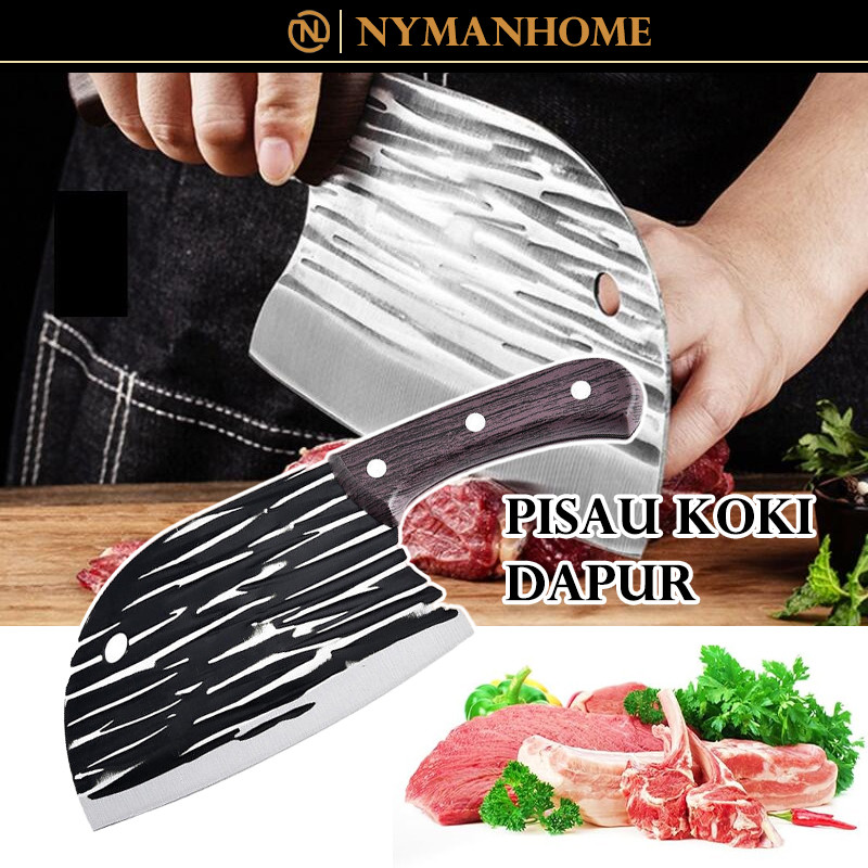 Pisau Koki Jepang Stainless Steel/PISAU POTONG DAGING SAYUR IKAN / PISAU DAPUR JUMBO BESAR