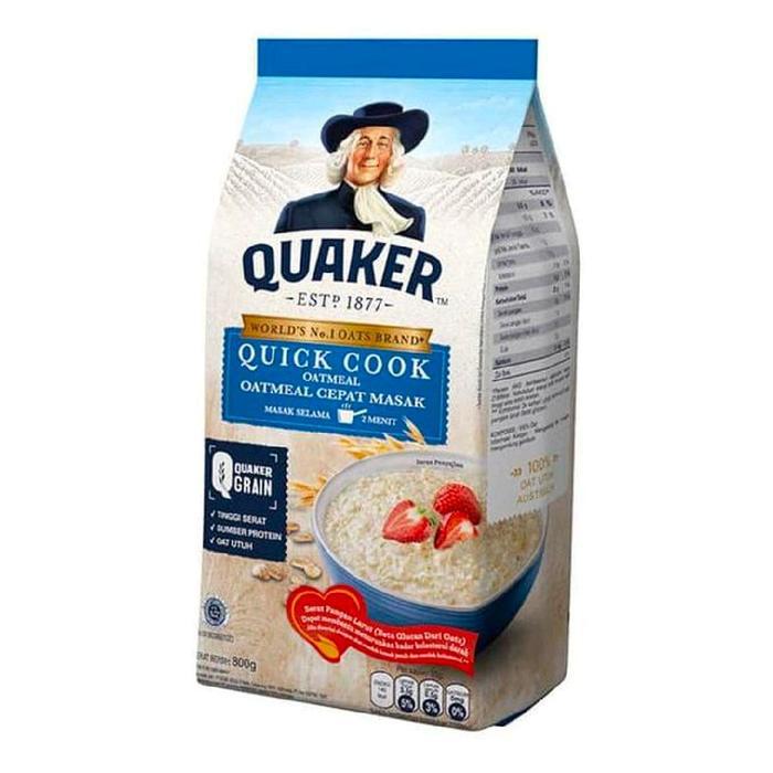 Quaker quick cook oatmeal 800gr