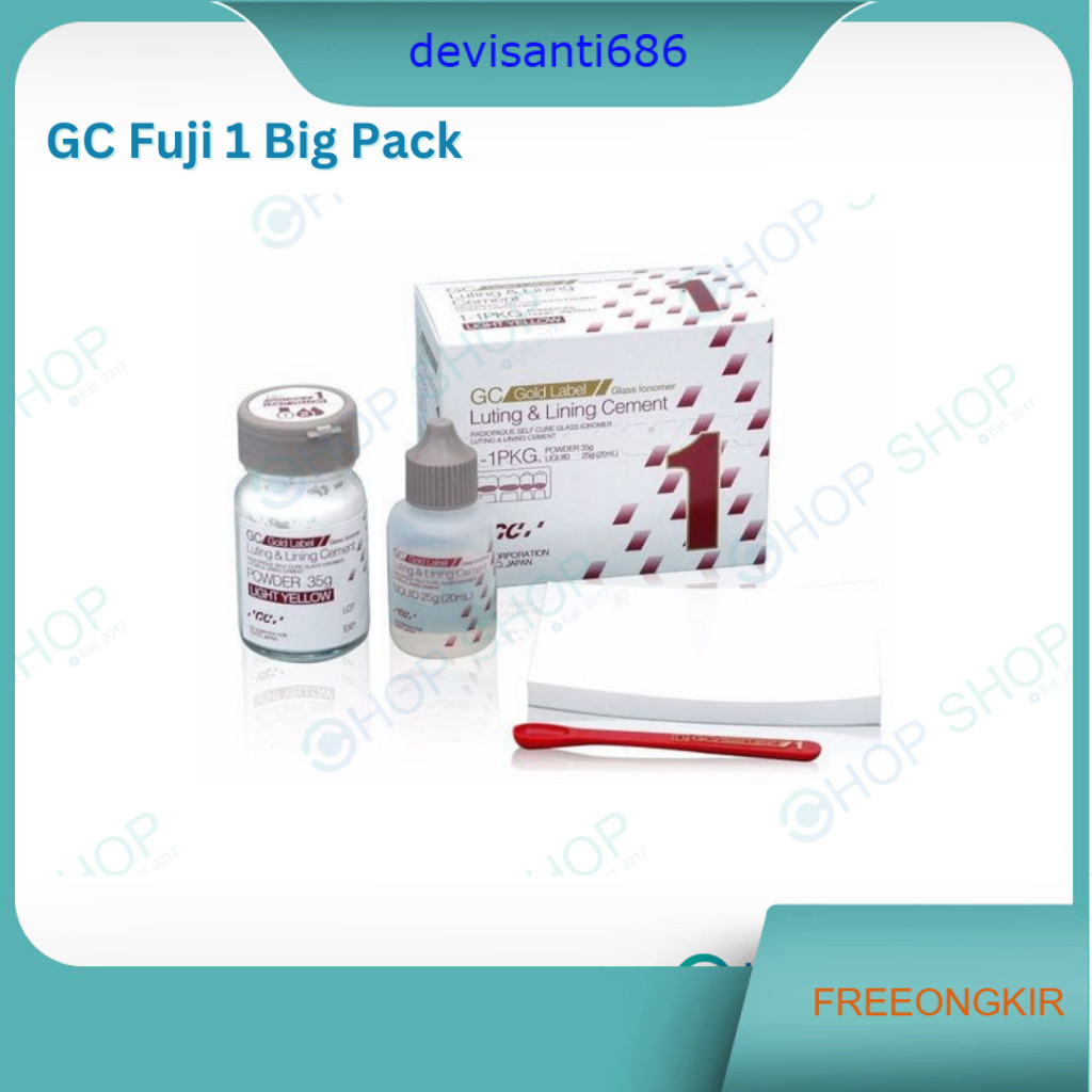 ORIGINAL GC GIC Cement Crown Fuji 1 I 1-1 35 gr/25 gr BIGPACK