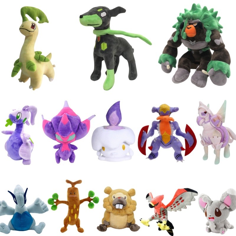 Anime Pokemon Figure Zygarde Bayleef Rillaboom Bidoof Sudowoodo Litwick Poipole Mega Garomp Talonfla