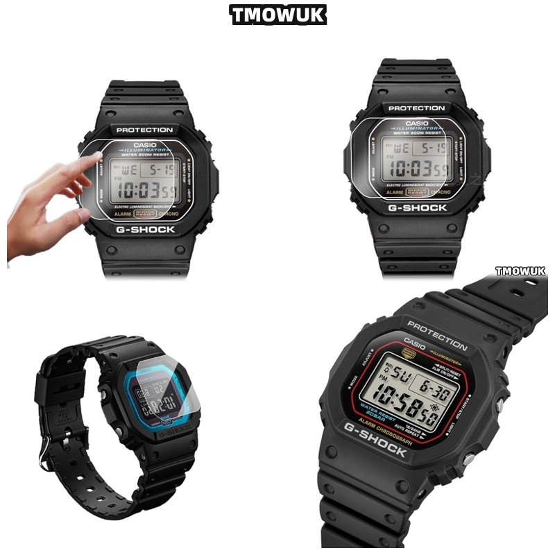 For  DW-5035 DW 5600 GW-B5600 GW M5600 Water Repellent Tempered Glass, Hydrophobic Coating Keeps Wat