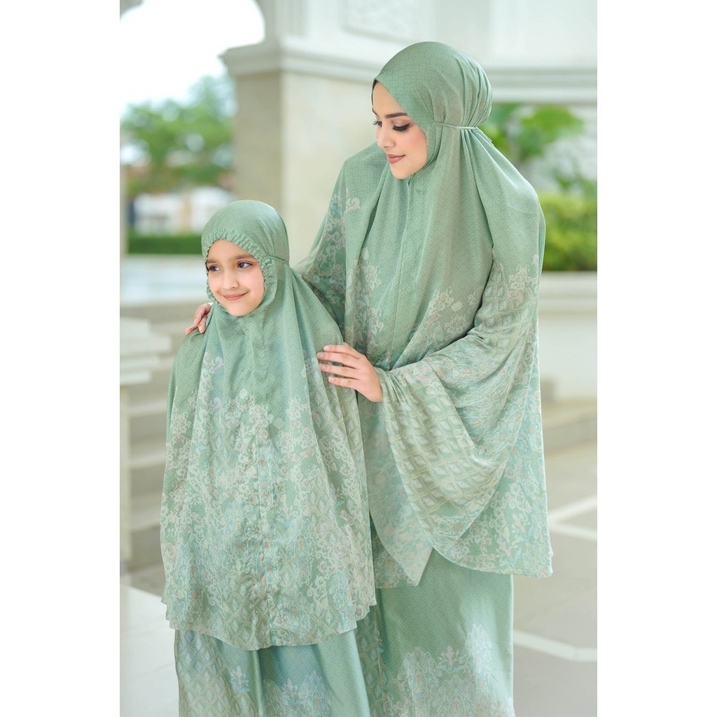 Buttonscarves The Granada Prayer Robe Kids - Cameo Green