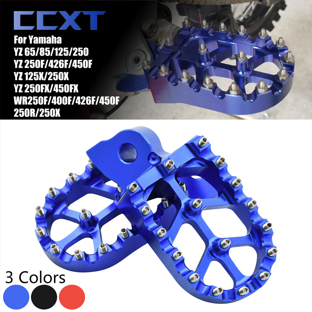 CNC Aluminum Footpegs Pedals Footrest Foot Pegs For Yamaha WR250F WR426F WR450F WR400F  WR250R WR250